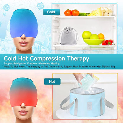 Cold Compress Migraine Relief Hat