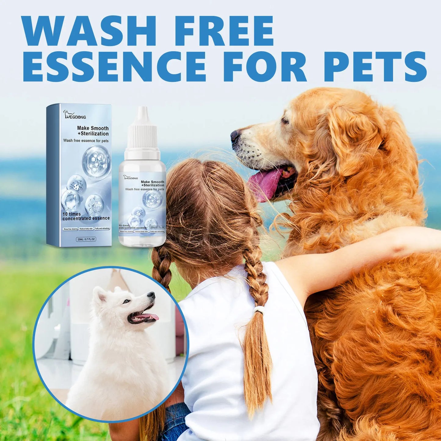 Pet Wash Free Essence Body Wash & Hair Shampoo