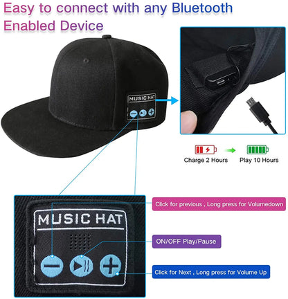 Bluetooth Speaker Hat for Outdoor Sports