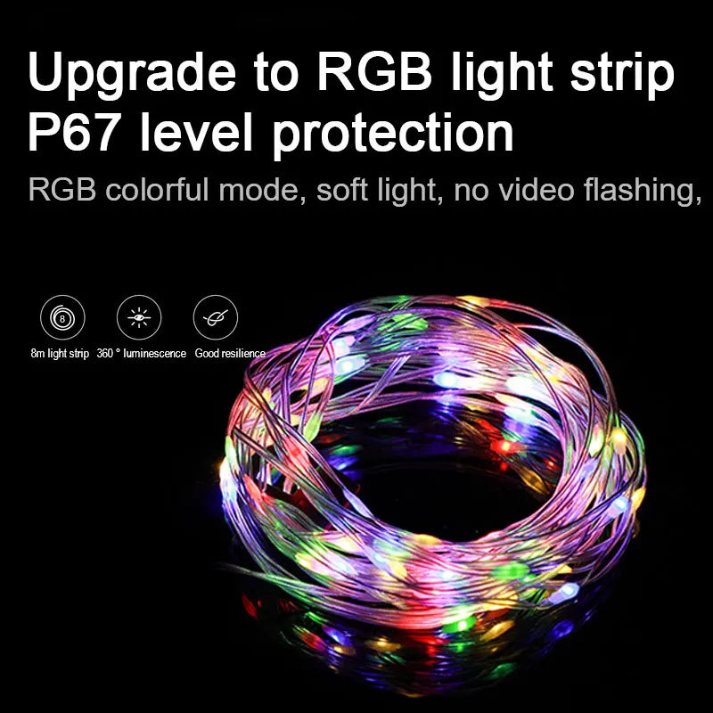 Outdoor Waterproof Portable Stowable String Light