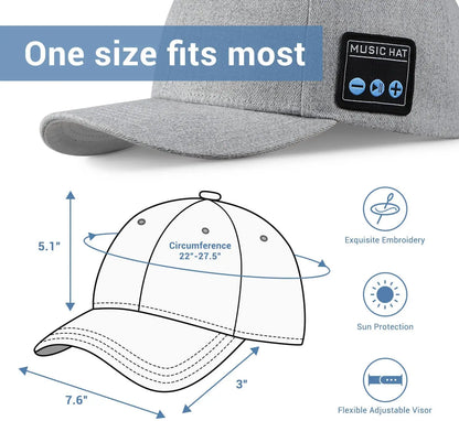 Bluetooth Speaker Hat for Outdoor Sports