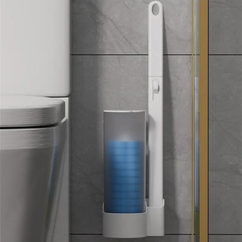 Wall-mounted Disposable Toilet Brush