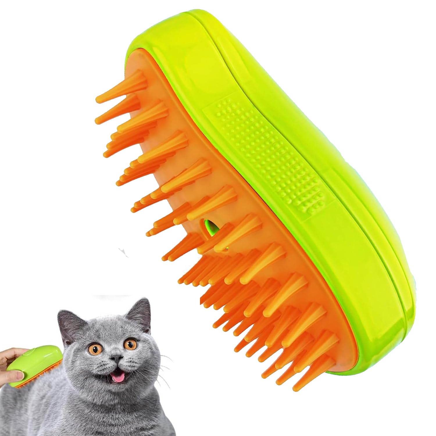 3-in-1 Electric Steam Pet Brush